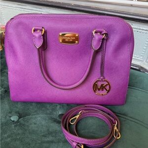 Michael Kors Vibrant Purple Satchel